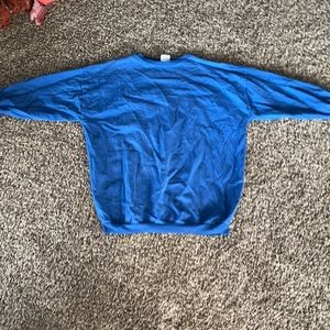 thick cozy denim crewneck. worn twice.